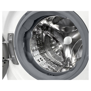 LG 12kg/8kg Series 9 Front Load Washer Dryer Combo with Steam, Drum View