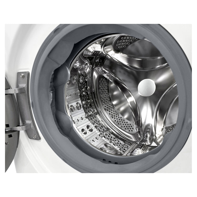 LG 12kg/8kg Series 9 Front Load Washer Dryer Combo with Steam, Drum View