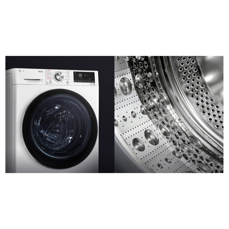 LG 12kg/8kg Series 9 Front Load Washer Dryer Combo with Steam, Lifestyle View