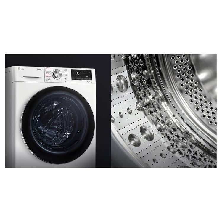 LG 12kg/8kg Series 9 Washer Dryer Combo WVC91412W, Lifestyle View