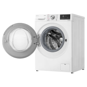 LG 12kg/8kg Series 9 Washer Dryer Combo WVC91412W, Right Side Door Open View 