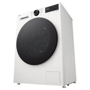 LG 8kg Series 3 Slim Front Load Washer with AI Wash WX31208W, Right Side Bottom View