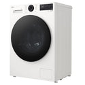 LG 8kg Series 3 Slim Front Load Washer with AI Wash WX31208W, Right Side View
