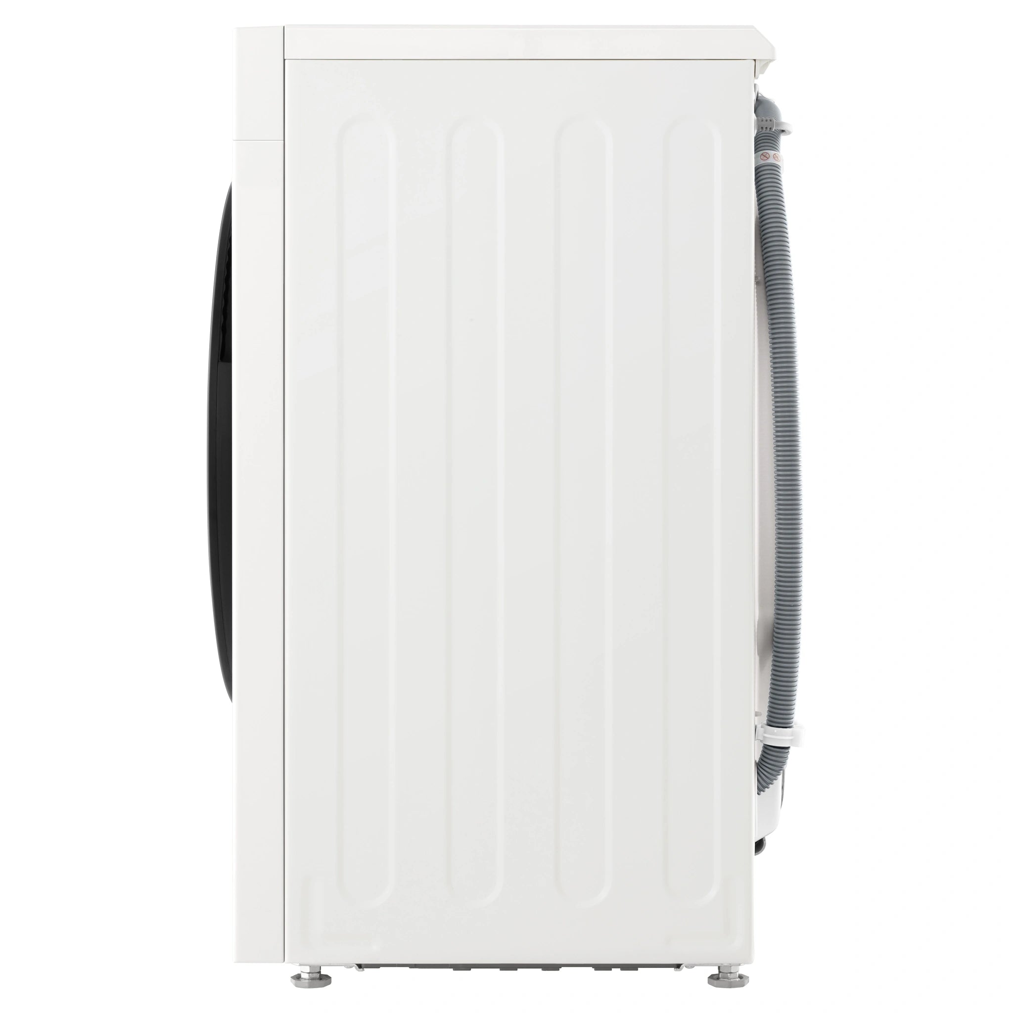LG 8kg Series 3 Slim Front Load Washer with AI Wash WX31208W, Side View