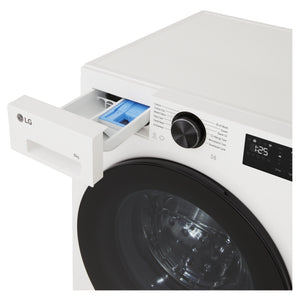 LG 8kg Series 3 Front Load Washer with AI Wash WX31408W, Detergent Drawer