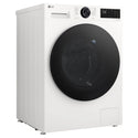LG 9kg Series 3 Front Load Washer with AI Wash WX31409W, Left Side View