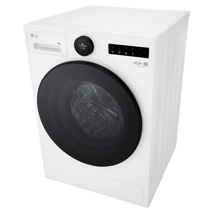 LG 9kg Series 9 Front Load Washer WX91409W, Right Side Top View