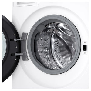 LG 12kg Series 9 White Front Load Washing Machine WX91412W, Drum Inside View