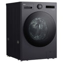 LG 16kg/10kg Graphite Front Load Washing Machine WXLC1016GX, Left Side View