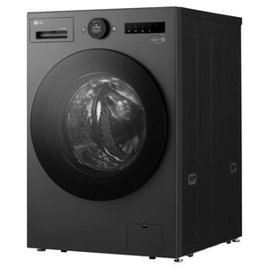 LG 16kg/10kg Graphite Front Load Washing Machine WXLC1016GX, Right Side View