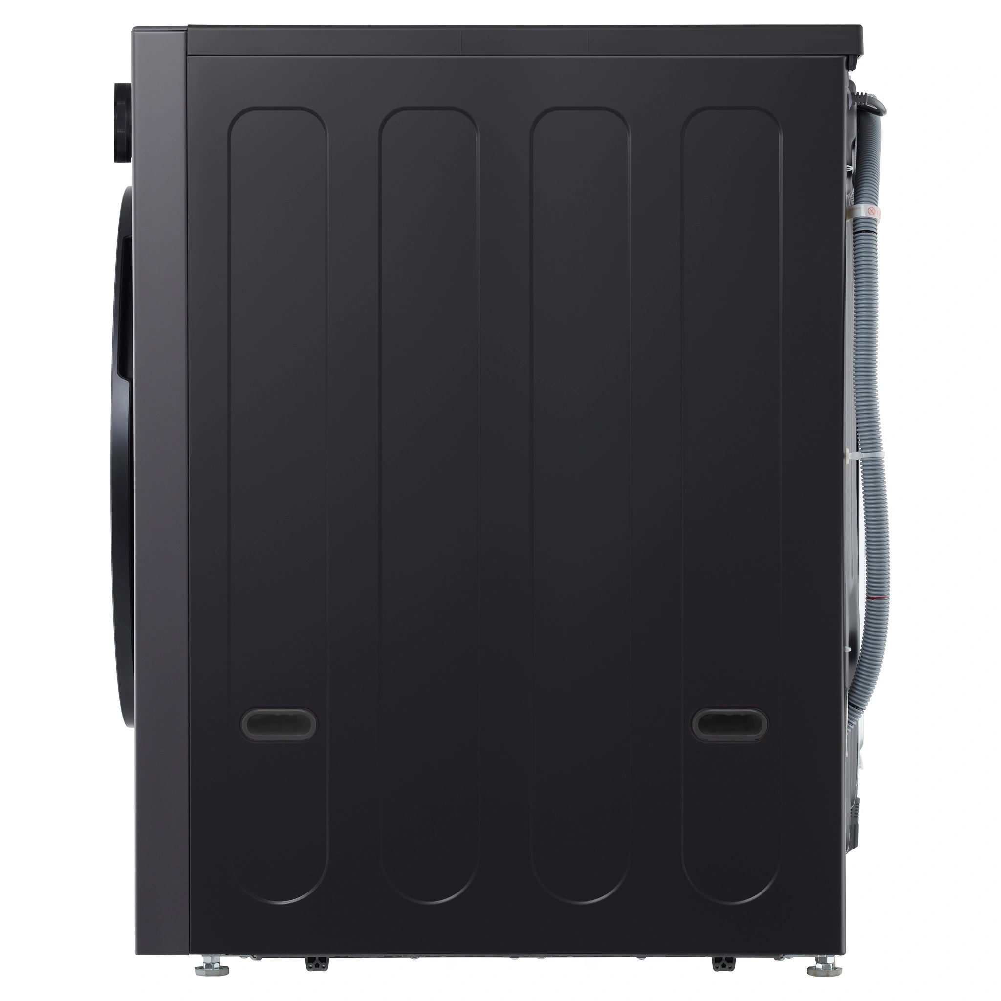 LG 16kg/10kg Graphite Front Load Washing Machine WXLC1016GX, Side View