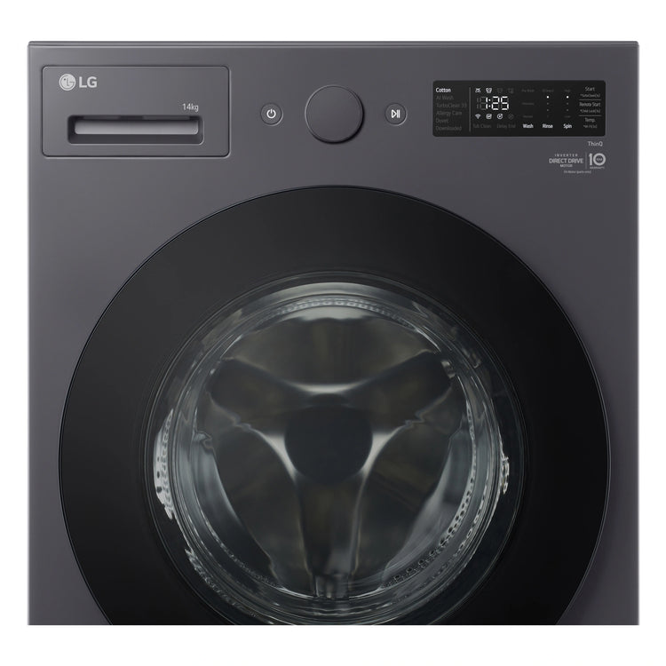 LG 14kg Series Graphite Extra Large Front Load Washer WXLS1014GX, Control Panel e View