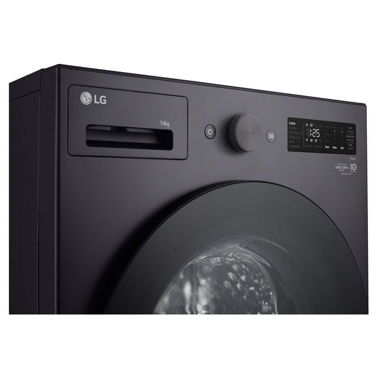 LG 14kg Series Graphite Extra Large Front Load Washer WXLS1014GX, Control Panel e View