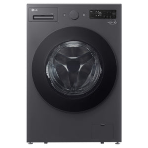 LG 14kg Series Graphite Extra Large Front Load Washer WXLS1014GX, Front View