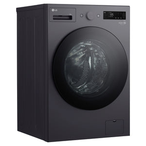 LG 14kg Series Graphite Extra Large Front Load Washer WXLS1014GX, Left Side View