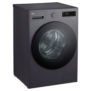 LG 14kg Series Graphite Extra Large Front Load Washer WXLS1014GX, Left Side View