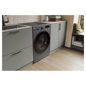 LG 14kg Series Graphite Extra Large Front Load Washer WXLS1014GX, Lifestyle View