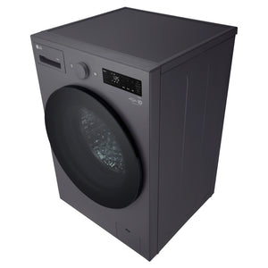 LG 14kg Series Graphite Extra Large Front Load Washer WXLS1014GX, Right SideTop View