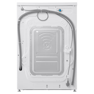 LG 14kg Matte White Extra Large AI Front Load Washer WXLS1014WX, Back Side View
