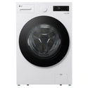 LG 14kg Matte White Extra Large AI Front Load Washer WXLS1014WX, Front View