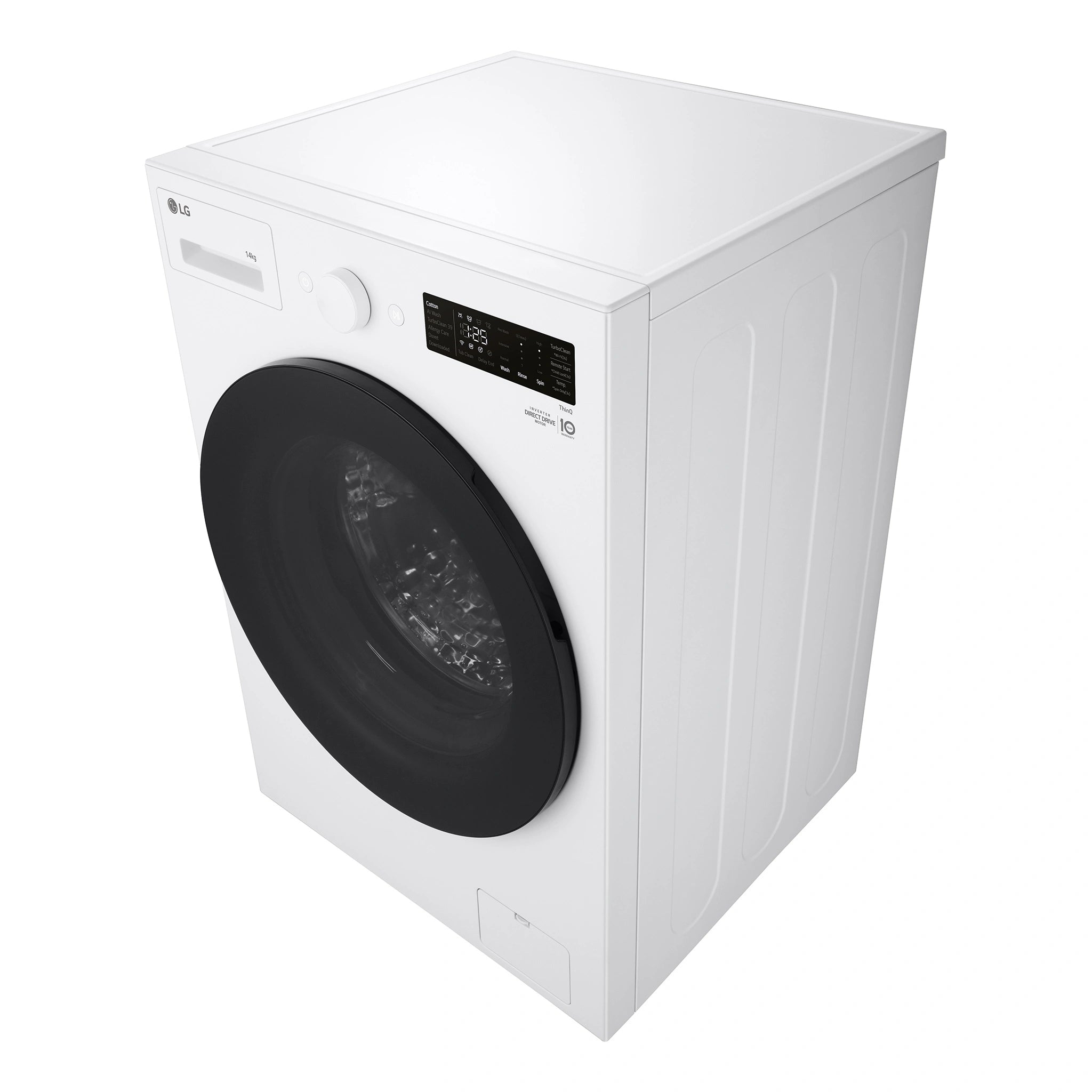 LG 14kg Series XL Front Load Washing Machine - Steam WXLS1014W, Right Side View