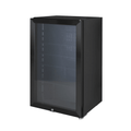 MEC MBC98 Beverage Bar Fridge Black Glass, Front left view