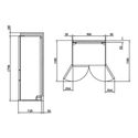 Mitsubishi MRLX630EMGBK 630L French Door Fridge