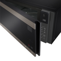 LG 42L NeoChef Microwave Oven Black Stainless Steel MS4296OBSS, Front top left view