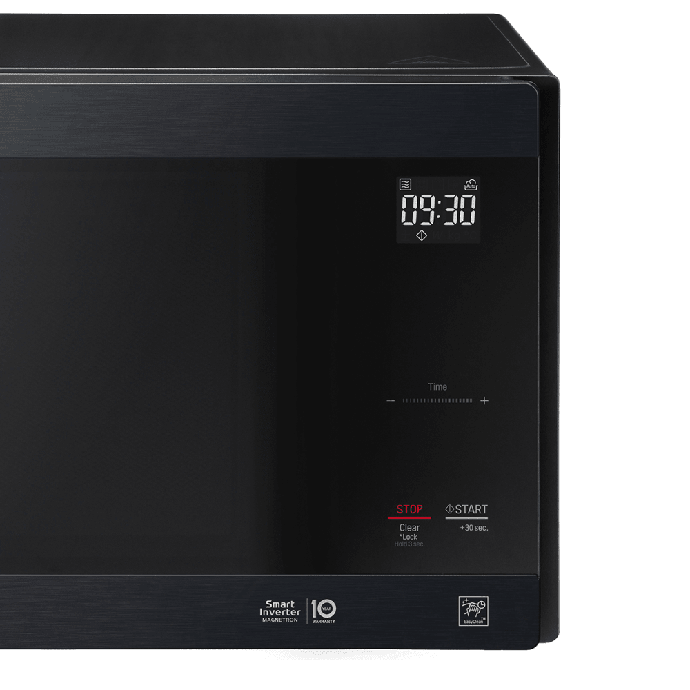 LG MS4296OMBS 42L NeoChef Microwave Oven Matte Black, Control panel view