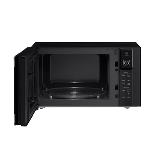 LG MS4296OMBS 42L NeoChef Microwave Oven Matte Black, Front open