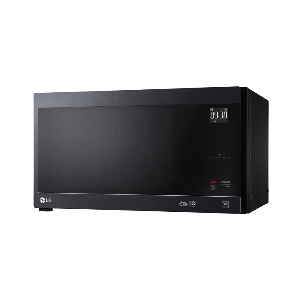 LG MS4296OMBS 42L NeoChef Microwave Oven Matte Black, Front left view