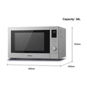 Panasonic NN-CD87KSQPQ 34L Inverter Convection Microwave
