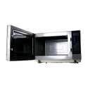 Panasonic Flatbed Microwave Oven Stainless Steel NN-SF574SQPQ, Front left view with open door