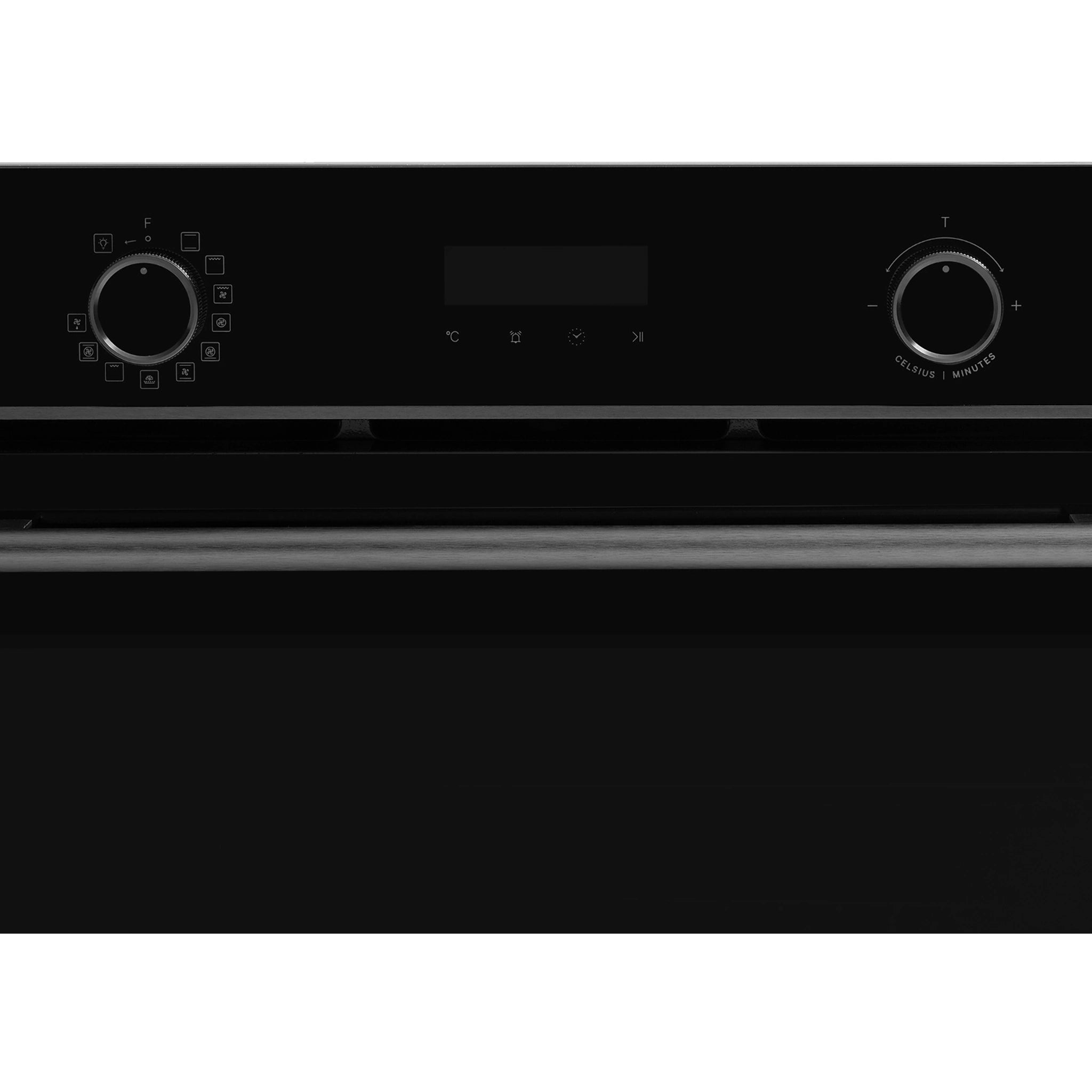 Omega Appliances 60cm 11 Function Oven with AirFry Midnight OBO6011AM, Control Panel View