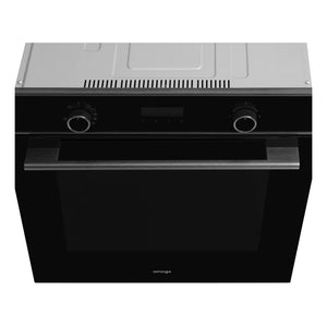 Omega Appliances 60cm 11 Function Oven with AirFry Midnight OBO6011AM, Elevated Open