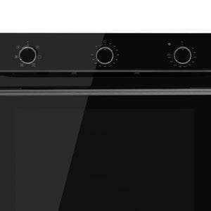  Omega Appliance 60cm 6 Function Oven Midnight OBO606M, Control Panel View