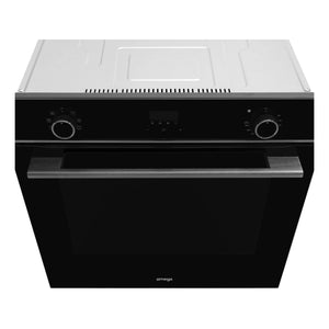  Omega Appliance 60cm 8 Function Oven Midnight OBO608M, Elevated View