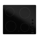 Omega 60cm Electric Ceramic Cooktop OC64KZ, Top view