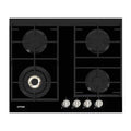 Omega OCG64FFX 60cm 4 Burner Gas Cooktop Stainless Steel