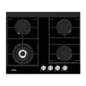 Omega OCG64FFX 60cm 4 Burner Gas Cooktop Stainless Steel