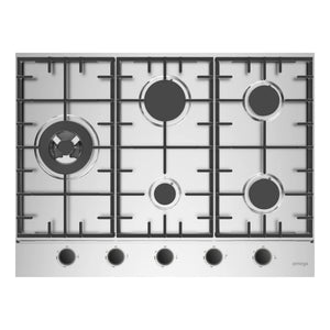 Omega Appliance 70cm Gas Cooktop Stainless Steel OCG705WX, Front View