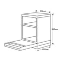 Omega ODW701BX 60cm Freestanding Dishwasher, Dimensions