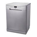 Omega ODW717X 60cm 14 Place Freestanding Dishwasher Stainless Steel, Front left view