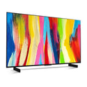 LG OLED42C2PSA 42 Inch C2 4K evo Smart TV, Front right view
