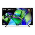 LG OLED42C3PSA C3 42 Inch OLED evo TV with Self Lit OLED Pixels, Front view