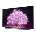 LG OLED55C1PTB C1 55 Inch OLED 4K Smart TV, Front left view