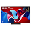 LG OLED55C4PSA 55 Inch OLED evo C4 4K Smart TV, Front view