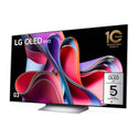 LG OLED55G3PSA G3 55 Inch OLED evo TV with Self Lit OLED Pixels, Front left view