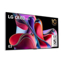 LG OLED65G3PSA G3 65 Inch OLED evo TV with Self Lit OLED Pixels, Front right view
