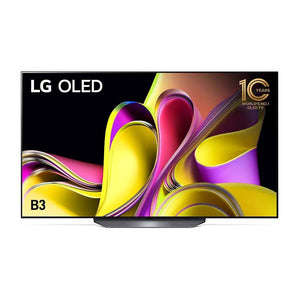 LG OLED77B3PSA B3 77 Inch OLED TV with Self Lit OLED Pixels, Front view